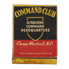 Pochette d'allumettes, AIRBORNE COMMAND HEADQUARTERS, Camp Mackall, N.C.