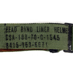 Sweatband and Neckband, Liner, M1, Vietnam War, 1957-1970