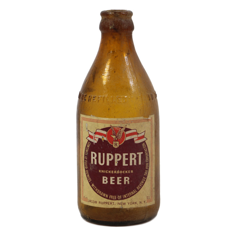 Bottle, Beer, RUPPERT, Knickerbocker Beer