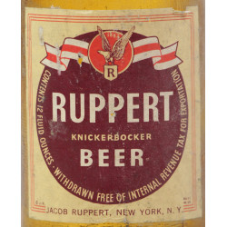 Bottle, Beer, RUPPERT, Knickerbocker Beer