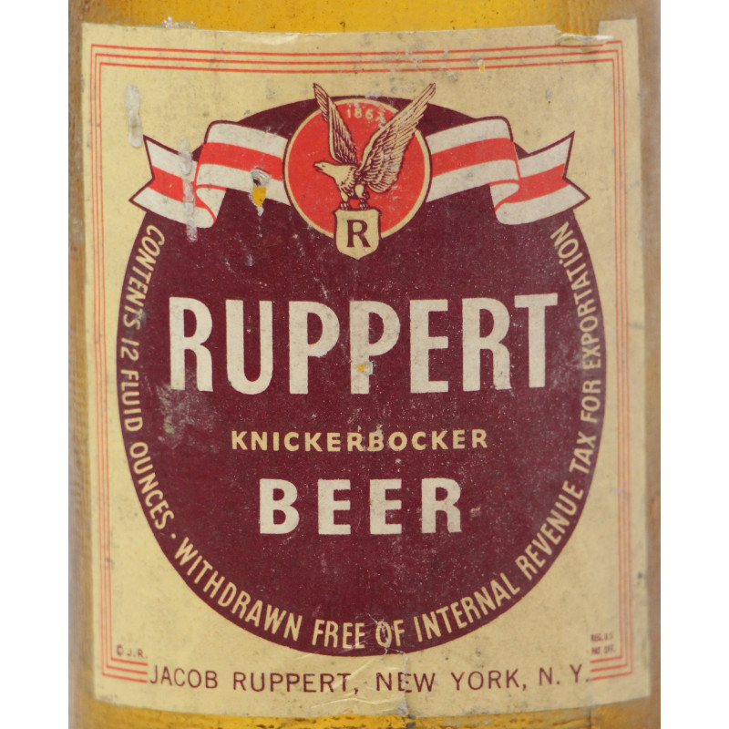 Bouteille de bière, RUPPERT, Knickerbocker Beer