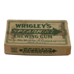 Box, Chewing Gum, WRIGLEY'S, Spearmint