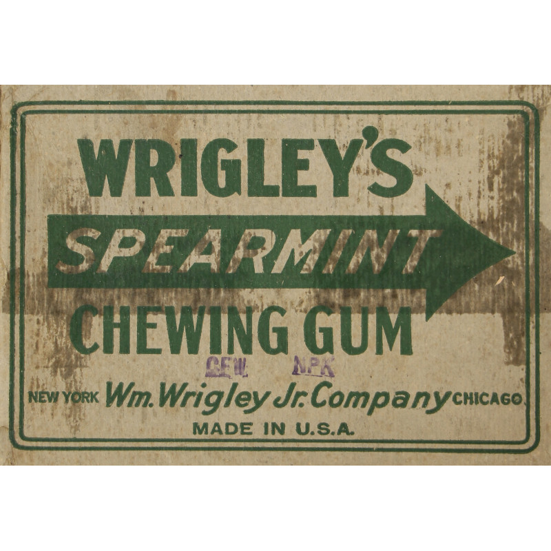 Boîte de chewing-gum, WRIGLEY'S, Spearmint