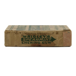 Box, Chewing Gum, WRIGLEY'S, Spearmint, with One Pack, Untouched
