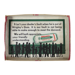 Box, Chewing Gum, WRIGLEY'S, Spearmint, with One Pack, Untouched