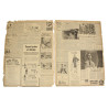 Newspaper, The Sun, New York, June 13, 1944, 'Americans Attack in Cherbourg Area' Newspaper, The Sun, New York, June 13, 1944, 'Americans Attack in Cherbourg Area'
