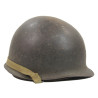 Casque M1, pattes mobiles, liner Westinghouse, Captain, nominatif