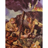 Flacon, sang et plasma, perfusion, 250 cc, US Army Medical Department, Normandie