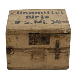 Boîtier pour 9 détonateurs de mine antipersonnel allemande, S.Mi.35, 1943
