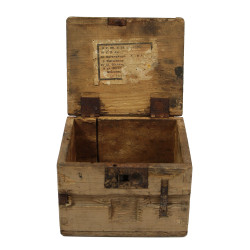 Boîtier pour 9 détonateurs de mine antipersonnel allemande, S.Mi.35, 1943