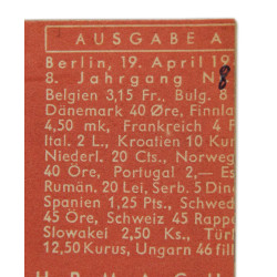 Magazine, Die Wehrmacht, April 19, 1944
