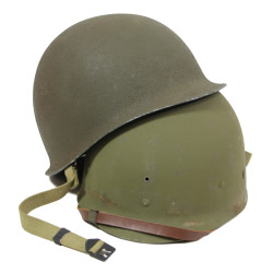 Helmet, M1, Fixed Loops, Westinghouse Liner, Green A Washers, Mint