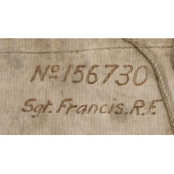Matériel de campement, Sgt. Francis R.F.
