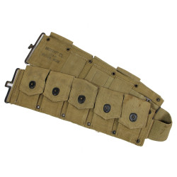 Belt, Cartridge, M1 Rifle, British-Made, BAGCRAFT LTD. 1944