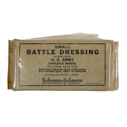 Pansement, Small Battle Dressing Sterilized, US Navy contract N140S (corpsman)