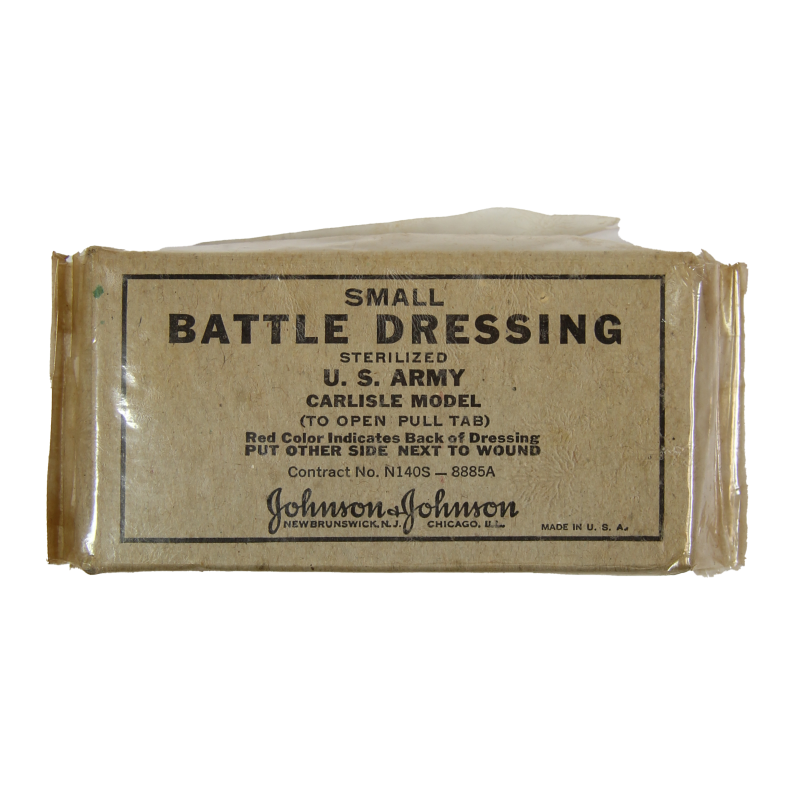 Pansement, Small Battle Dressing Sterilized, US Navy contract N140S (corpsman)