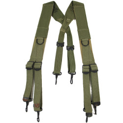 Suspenders, Belt, M-1936, Reinforced, Two-Tone, COGLIZER T. & A. CO. 1945