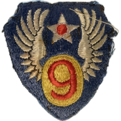 Insigne, 9th Air Force, USAAF, British Made