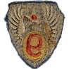 Patch, 9th Air Force, USAAF, British-Made