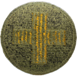 Patch, 33rd Infantry Division, OD border, Green Back, 1943