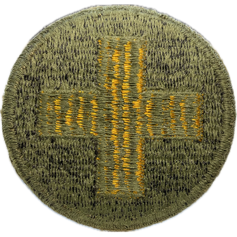 Insigne, 33rd Infantry Division, Bord vert, dos vert, 1943