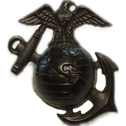 Insigne de col, US Marine Corps, EGA, troupe, fabrication australienne