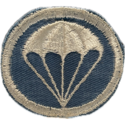 Insigne de calot parachutiste, twill, bleu