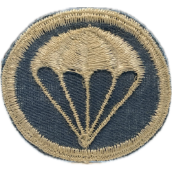 Insigne de calot parachutiste, twill, bleu