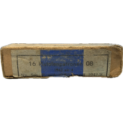 Boîte de cartouches allemandes, 9 mm, Normandie, 1942