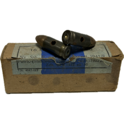 Boîte de cartouches allemandes, 9 mm, Normandie, 1942