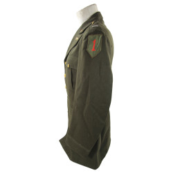 Coat, Service, Officer's, 1st Infantry Division, 1st Lt. Edward Hayes