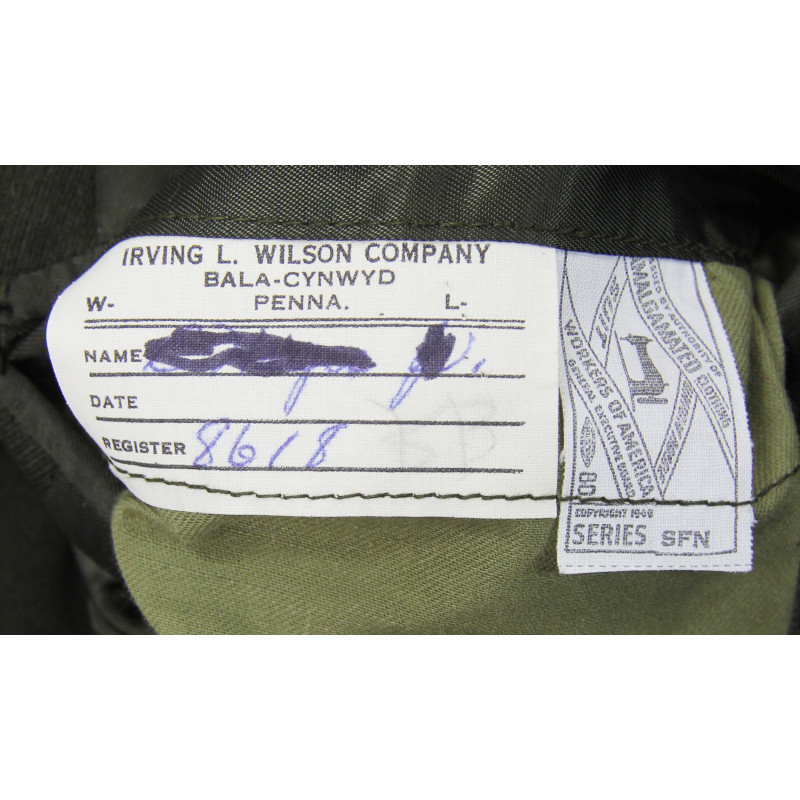 Veste de sortie, 1st Infantry Division, 1st Lt. Edward Hayes
