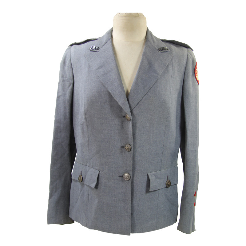 Veste, personnel féminin, American Red Cross Service, 1943, nominative Veste, personnel féminin, American Red Cross Service, 1943, nominative