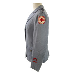 Veste, personnel féminin, American Red Cross Service, 1943, nominative