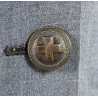 Jacket, Worker, Flannel, American Red Cross Service, 1943, Named