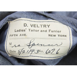 Veste, personnel féminin, American Red Cross Service, 1943, nominative