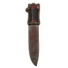 Knife, Fighting, Theater-Made, with Leather Scabbard
