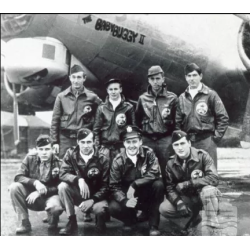 Chest Insignia, 570th Bombardment Squadron, 390th Bombardment Group, 8th Air Force, Leather