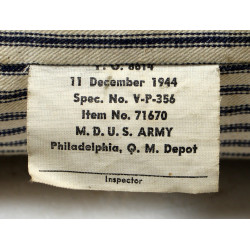 Pillow, Hospital, US Army Medical Department, Item No. 71670, 1944