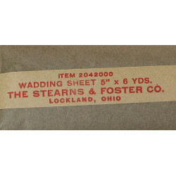 Paquet de coton absorbant, US Army Medical Department, Item No. 2042000, intact