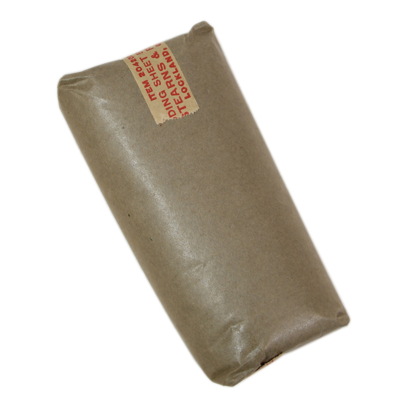 Paquet de coton absorbant, US Army Medical Department, Item No. 2042000, intact