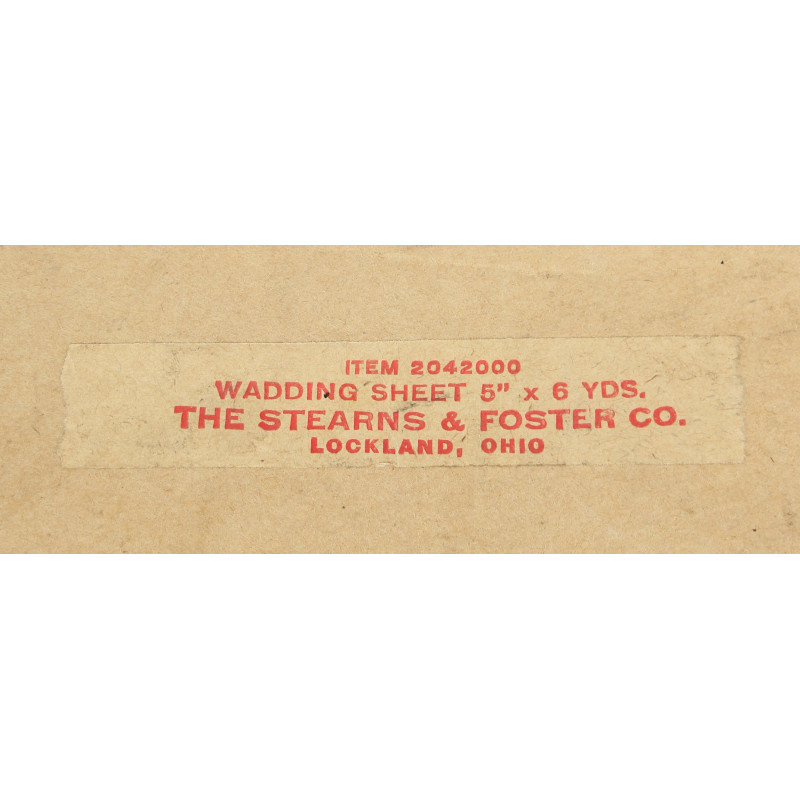 Packet, Wadding Sheet, US Army Medical Department, Item No. 2042000, Untouched