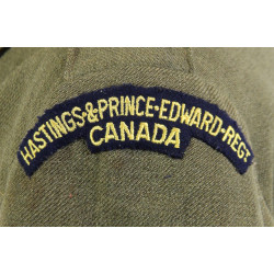 Battledress canadien, Pattern 1939, Hastings & Prince Edward Regiment, nominatif