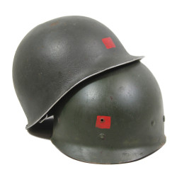 Casque M1, pattes fixes, liner HOOD RUBBER CO.