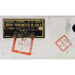 Transmitters, Radio, BC-458-A, Signal Corps, USAAF