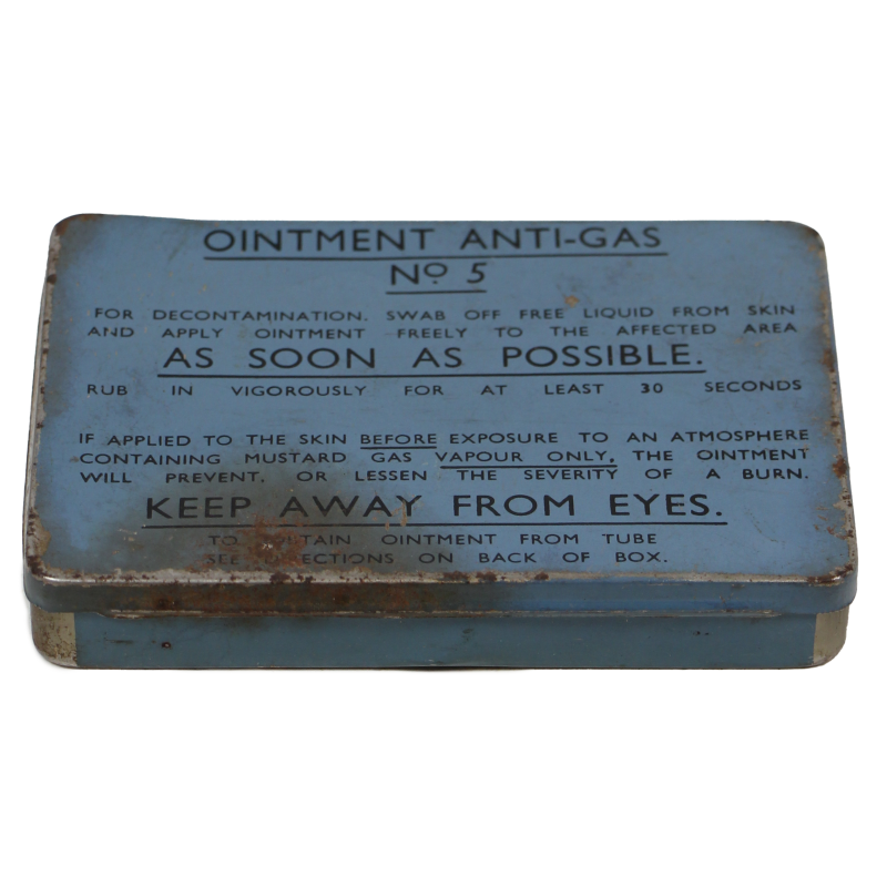 Tin, Anti-Gas Ointment, No. 5, 1942, Full