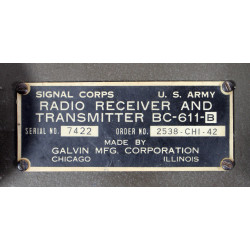 Handie-Talkie, BC-611-B, 1942