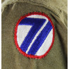 Shirt, Wool, Special, 14th Armored Division & 71st Infantry Division, 14 ½ x 32, 1944