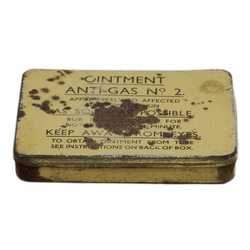 Pommade de décontamination, Anti-Gas Ointment, No. 2, complète