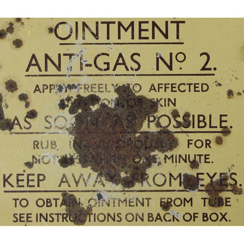 Tin, Anti-Gas Ointment, No. 2, Full
